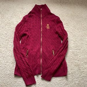 Women’s Ralph Lauren Zip-Up Sweater